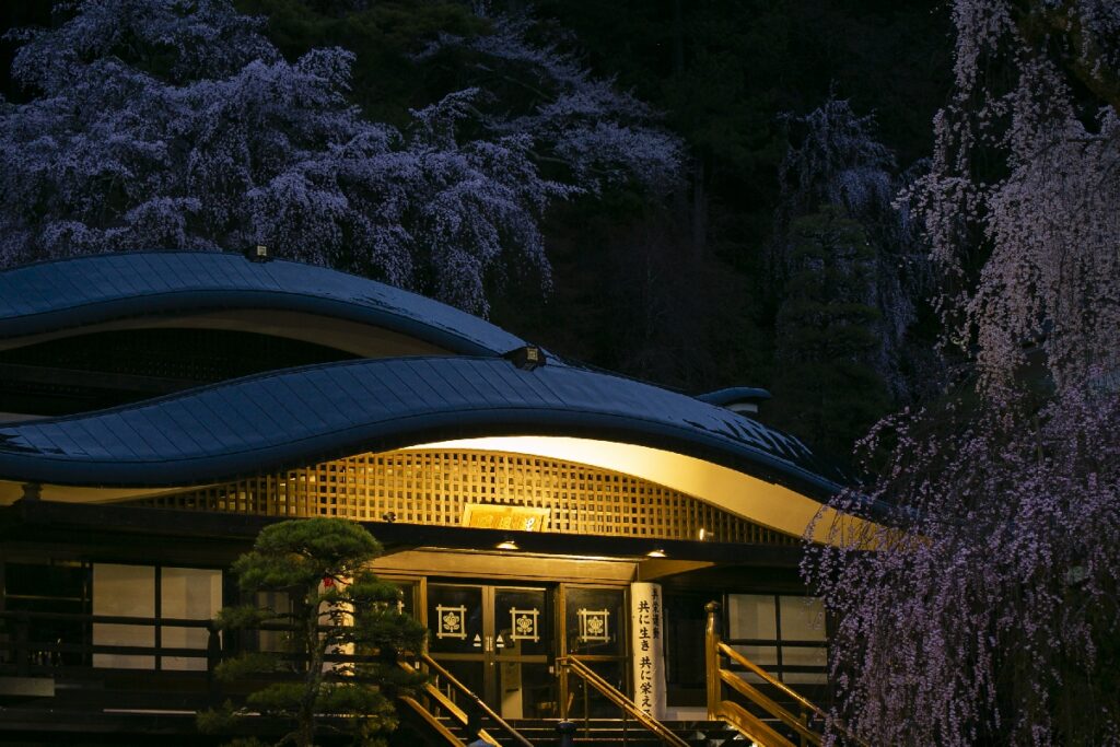身延山久遠寺枝垂れ桜